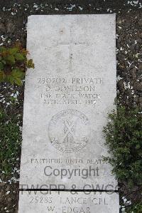 Boulogne Eastern Cemetery - Wilson, David Dickson