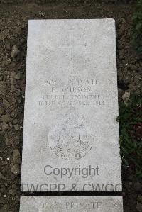 Boulogne Eastern Cemetery - Wilson, F