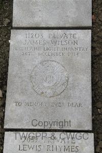 Boulogne Eastern Cemetery - Wilson, James