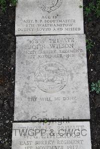 Boulogne Eastern Cemetery - Wilson, John
