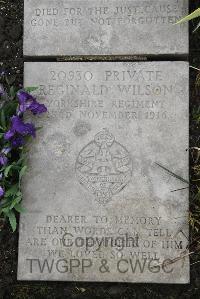 Boulogne Eastern Cemetery - Wilson, Reginald