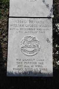 Boulogne Eastern Cemetery - Wilson, William George