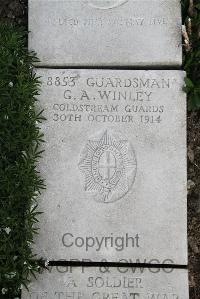 Boulogne Eastern Cemetery - Winley, G A