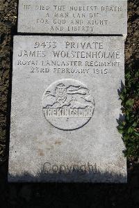 Boulogne Eastern Cemetery - Wolstenholme, James Edward