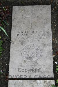 Boulogne Eastern Cemetery - Wright, David