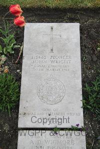 Boulogne Eastern Cemetery - Wright, John