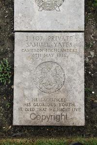 Boulogne Eastern Cemetery - Yates, Samuel