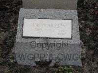 Berlin 1939-1945 War Cemetery - Clarkson, Jane