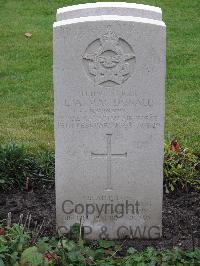 Berlin 1939-1945 War Cemetery - MacDonald, Lorne Albert