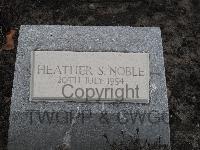 Berlin 1939-1945 War Cemetery - Noble, Heather Sally