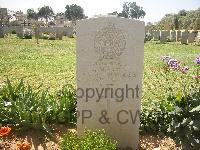 Gaza War Cemetery - Adamson, J