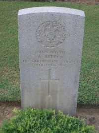 Gaza War Cemetery - Aitken, A