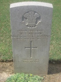 Gaza War Cemetery - Allison, Robert Stafford
