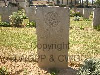 Gaza War Cemetery - Bailey, J