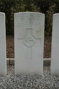 Forest-Sur-Marque Communal Cemetery - Stafford, Alan Gregory