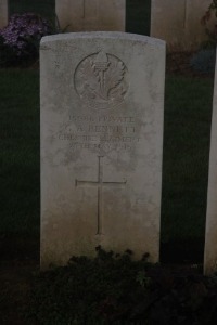 Aubigny Communal Cemetery Extension - Bennett, G A