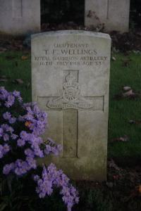 Aubigny Communal Cemetery Extension - Wellings, Thomas Fitch