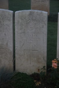 Aubigny Communal Cemetery Extension - Yates, E