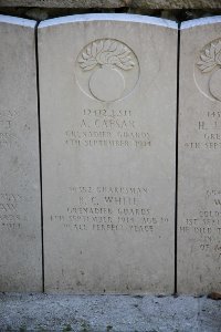 Guards Grave Villers Cotterets Forest - Caesar, Albert John