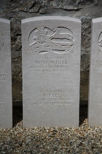 Villers-En-Prayeres Communal Cemetery - White, W H