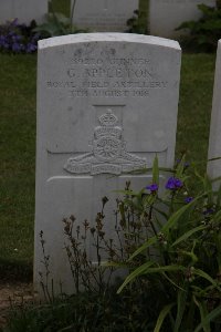 Gordon Dump Cemetery Ovillers-La Boisselle - Appleton, G