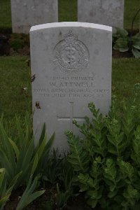 Gordon Dump Cemetery Ovillers-La Boisselle - Attwell, W