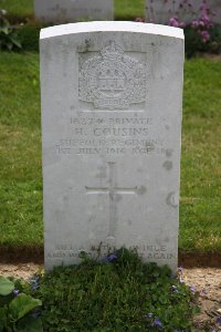 Gordon Dump Cemetery Ovillers-La Boisselle - Cousins, H