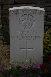 Gordon Dump Cemetery Ovillers-La Boisselle - Gill, W