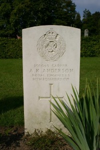 Mons (Bergen) Communal Cemetery - Anderson, A K