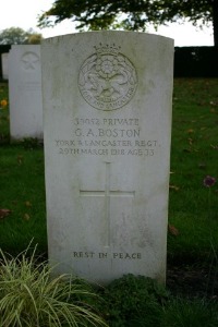 Mons (Bergen) Communal Cemetery - Boston, George Arthur