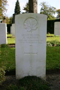 Mons (Bergen) Communal Cemetery - Brigden, Benjamin