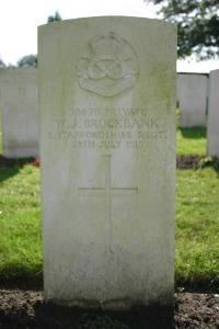 Mons (Bergen) Communal Cemetery - Brockbank, W J