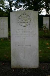 Mons (Bergen) Communal Cemetery - Brookes, J A