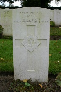 Mons (Bergen) Communal Cemetery - Bryce, J