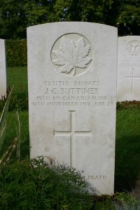 Mons (Bergen) Communal Cemetery - Buttimer, J C