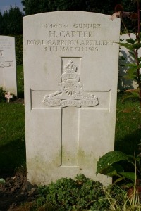 Mons (Bergen) Communal Cemetery - Carter, H