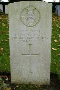 Mons (Bergen) Communal Cemetery - Catchpole, H W