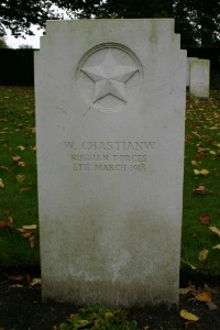 Mons (Bergen) Communal Cemetery - Chastianw, W