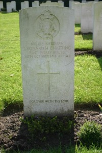 Mons (Bergen) Communal Cemetery - Chatting, Leonard Harry