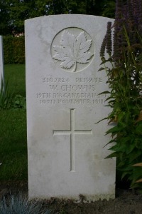 Mons (Bergen) Communal Cemetery - Chowns, W