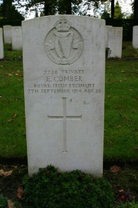 Mons (Bergen) Communal Cemetery - Comber, Edward