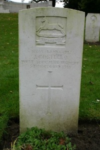 Mons (Bergen) Communal Cemetery - Costello, J