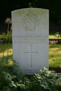 Mons (Bergen) Communal Cemetery - Crichton-Browne, C H V