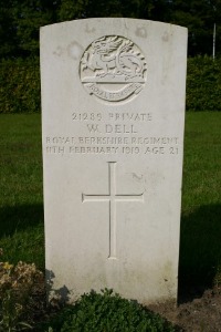 Mons (Bergen) Communal Cemetery - Dell, W