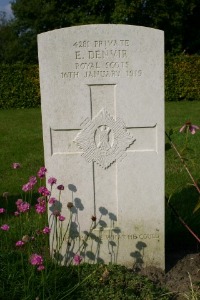 Mons (Bergen) Communal Cemetery - Denvir, E