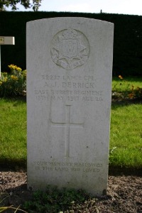 Mons (Bergen) Communal Cemetery - Derrick, Albert James