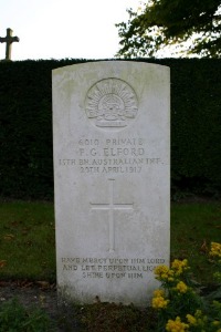 Mons (Bergen) Communal Cemetery - Elford, Francis Granville