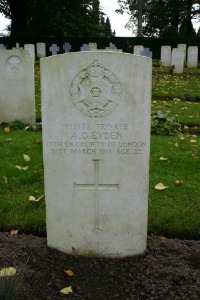 Mons (Bergen) Communal Cemetery - Eyden, A G