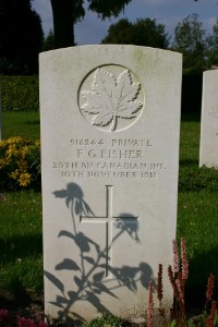 Mons (Bergen) Communal Cemetery - Fisher, F G