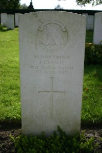 Mons (Bergen) Communal Cemetery - Geekie, J